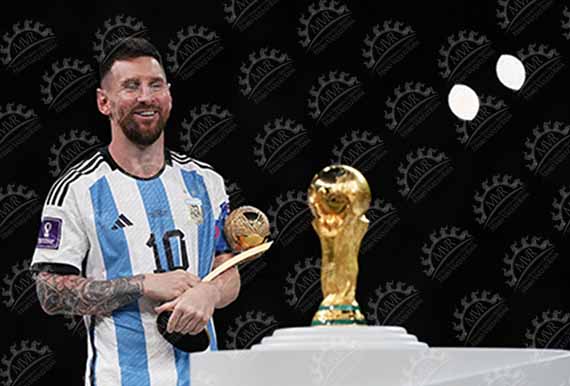 Qatar 2022 - Premiación Lionel Messi - Foto Erik Estrella